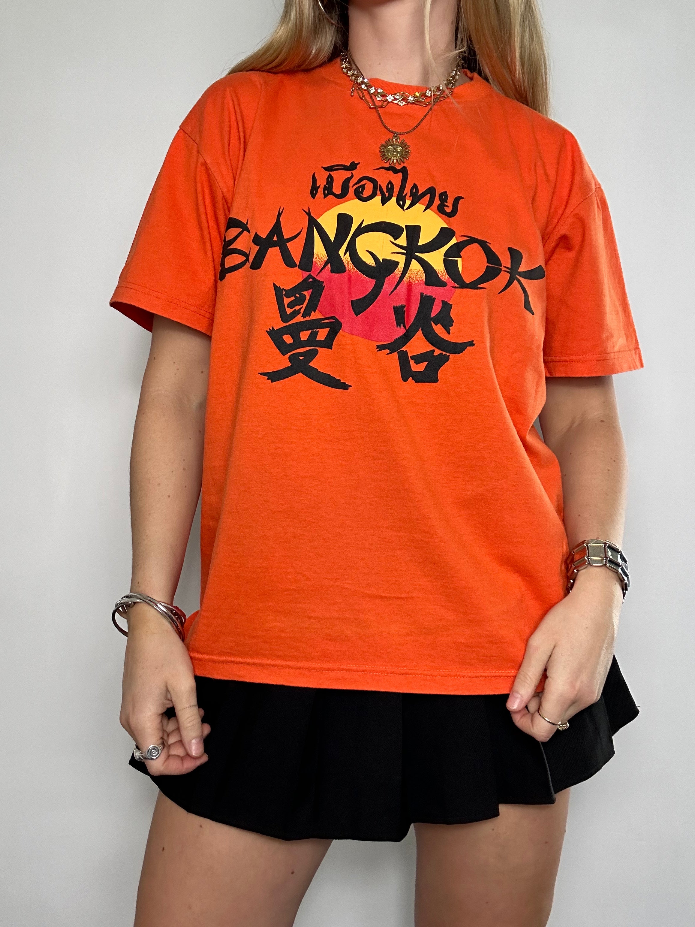Orange Bankok Tee Size S