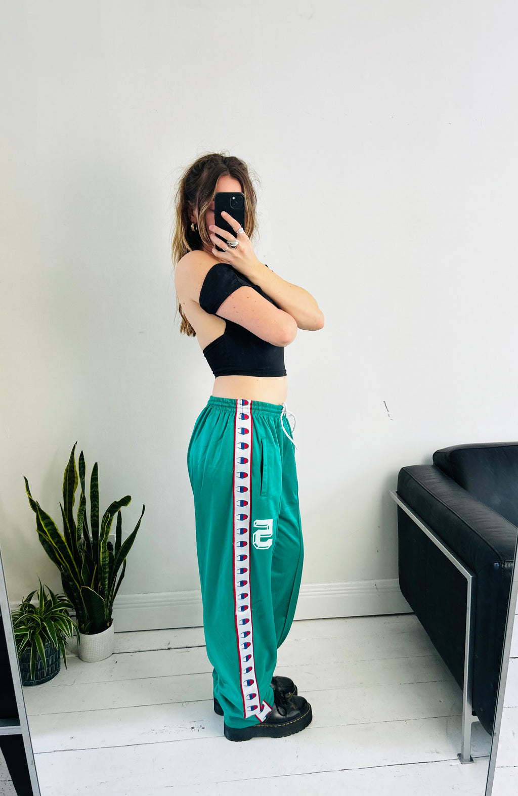 Champion Green Trackies Size L