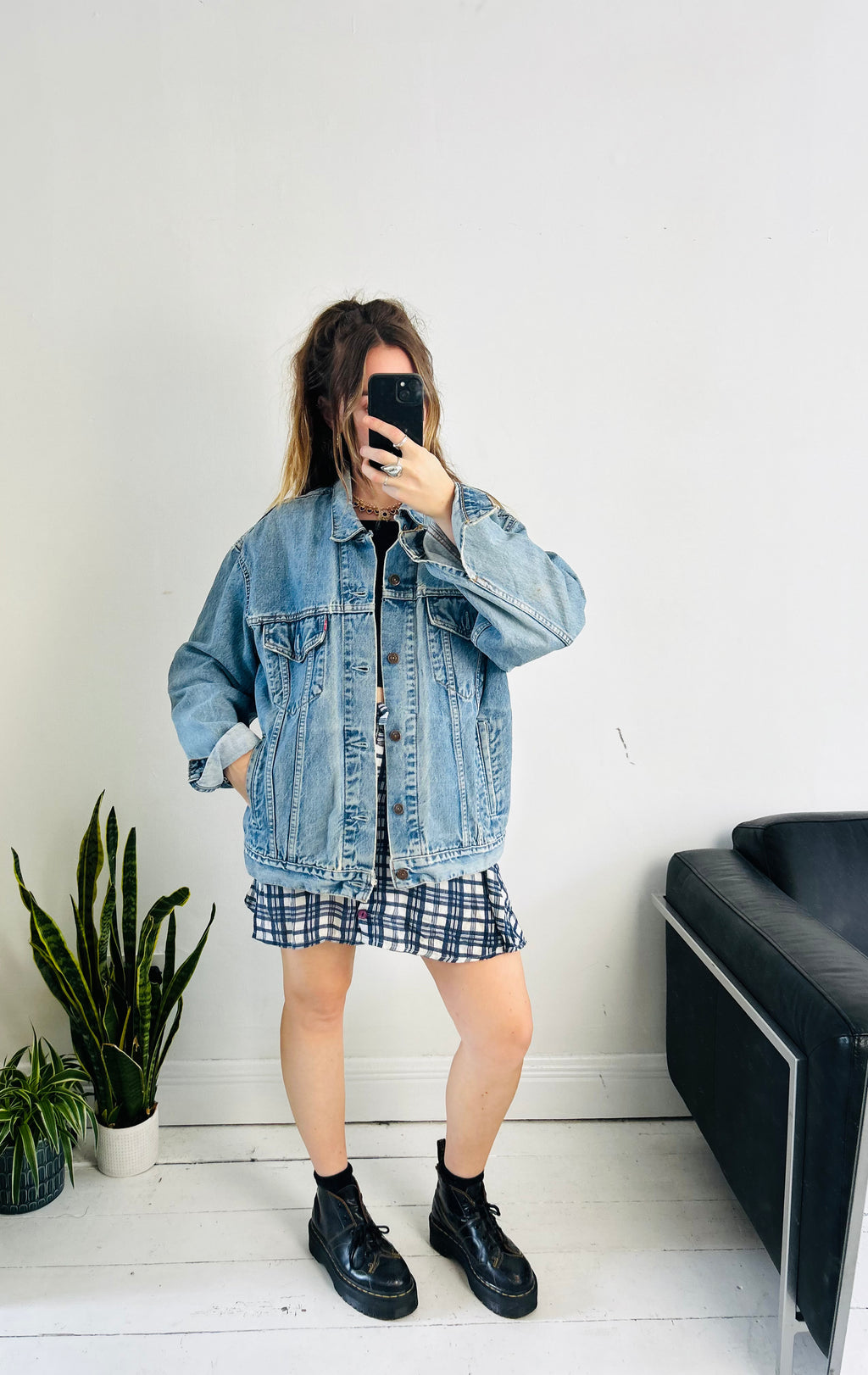 Levis Denim JAcket Size M