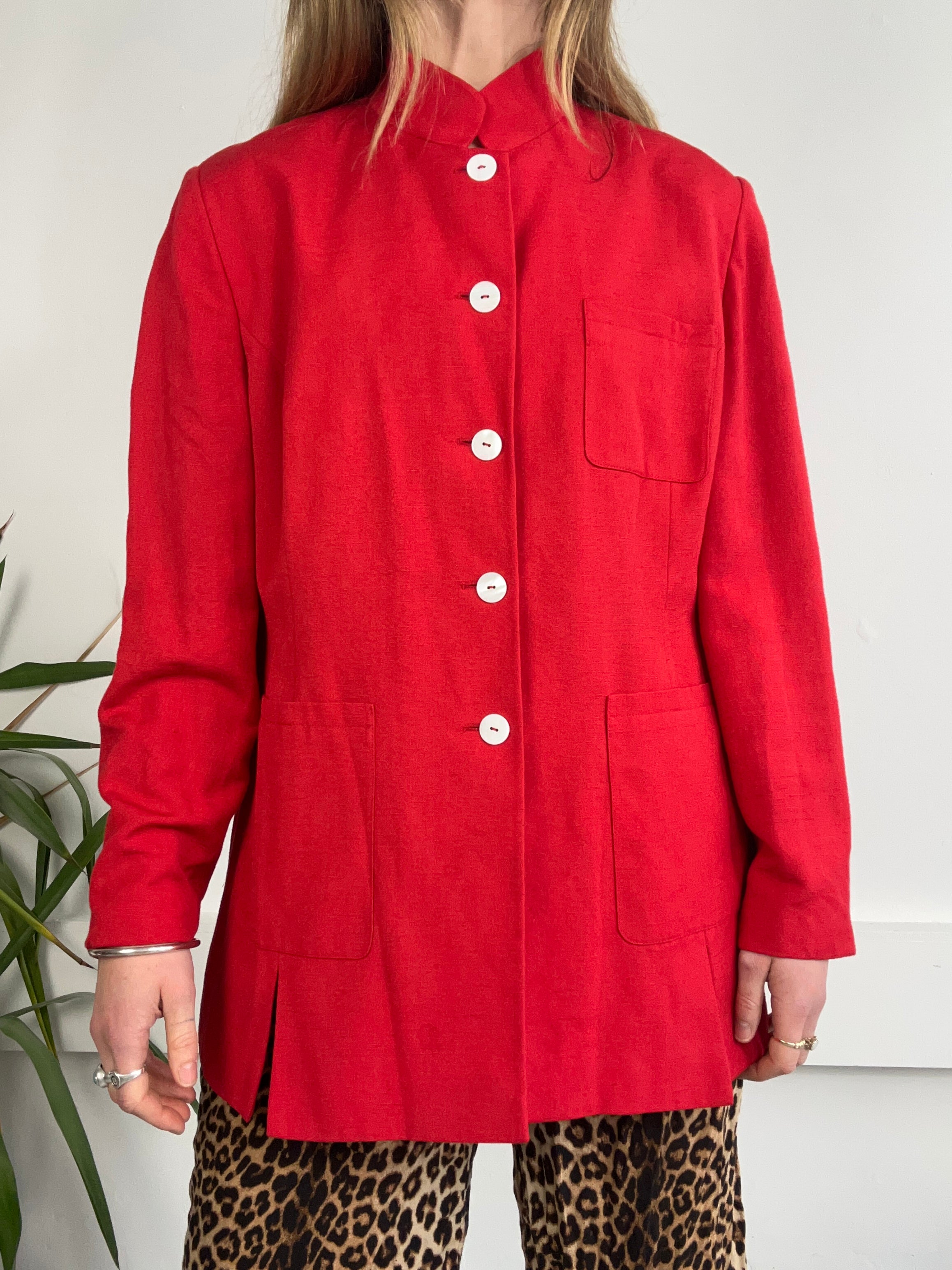 Red 80's Blazer Size L