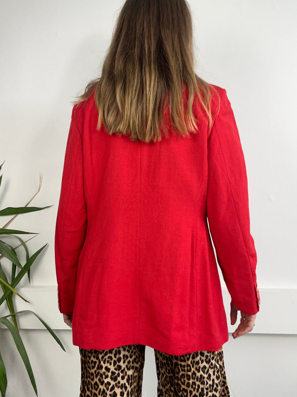 Red 80's Blazer Size L