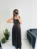 Brown 90's Corset Dress Size 12