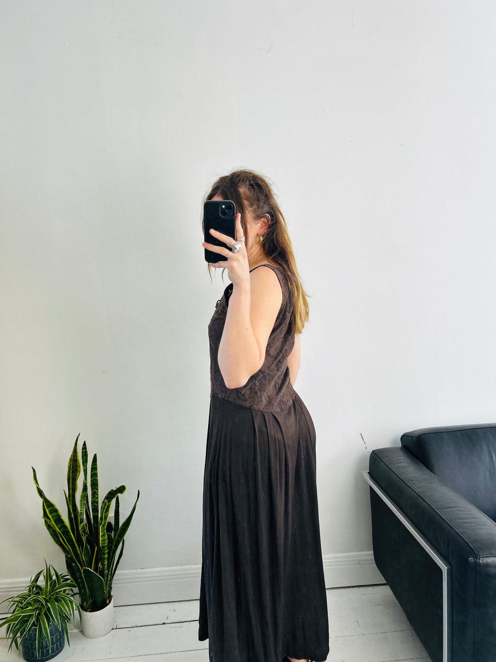 Brown 90's Corset Dress Size 12