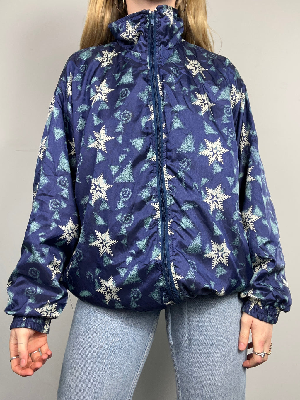 Star Swirl 80's Track Jacket Size M