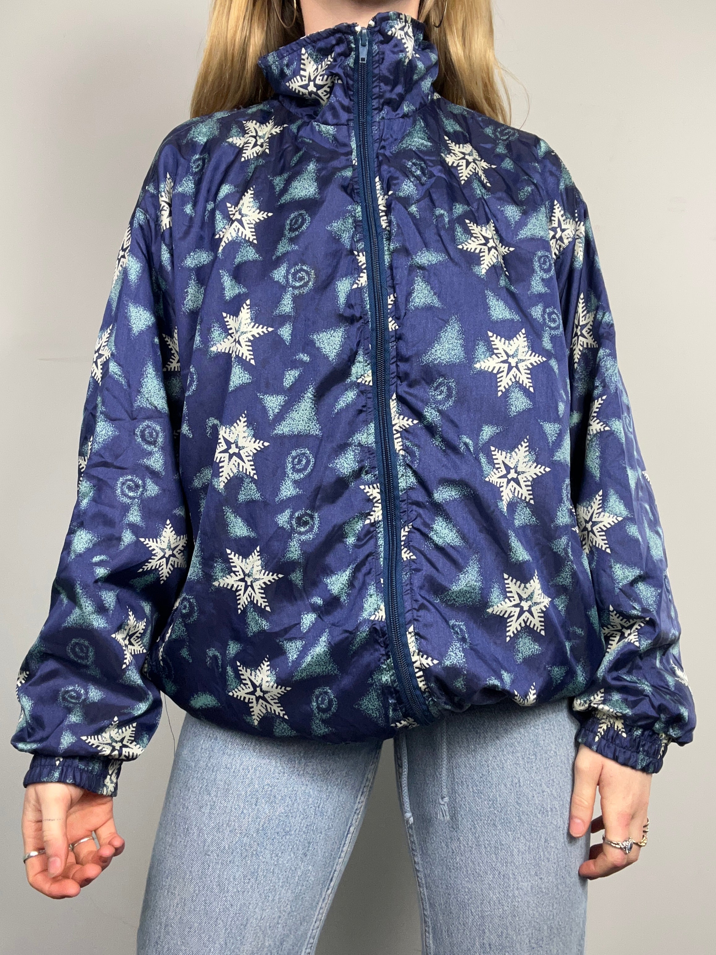Star Swirl 80's Track Jacket Size M