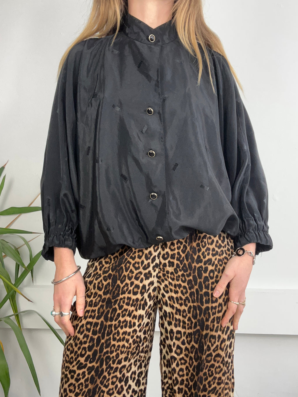 Silky Batwing Shirt Size M/L