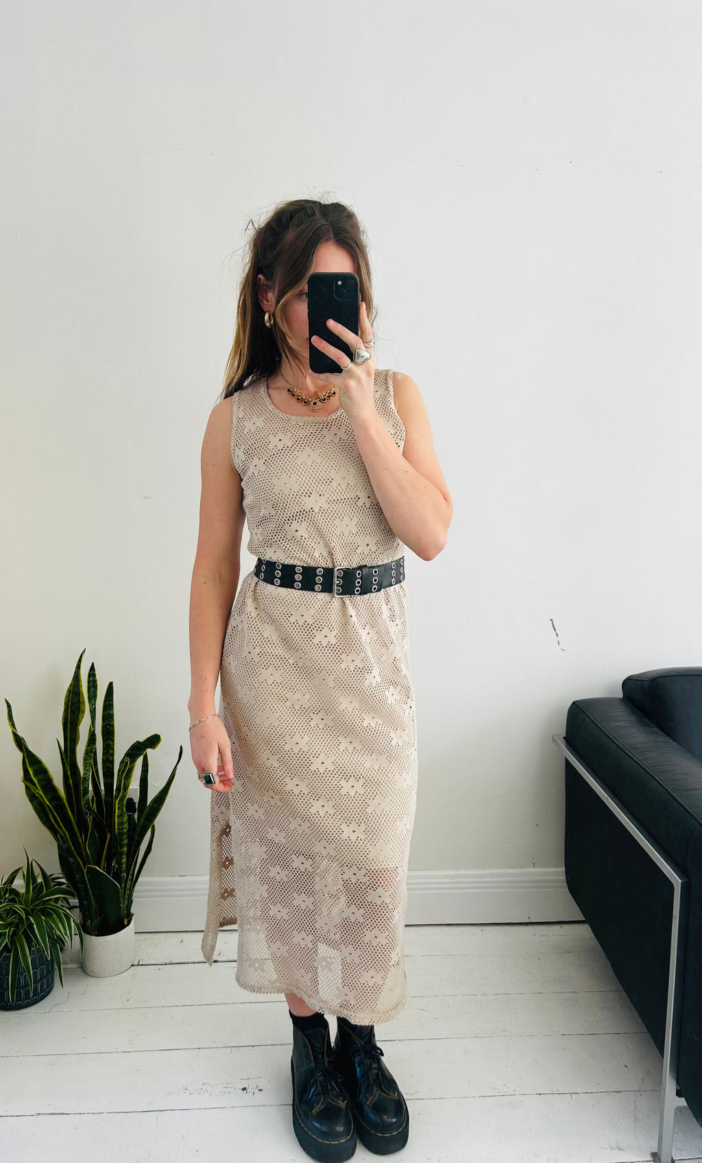 crochet 90's Dress Size 10/12
