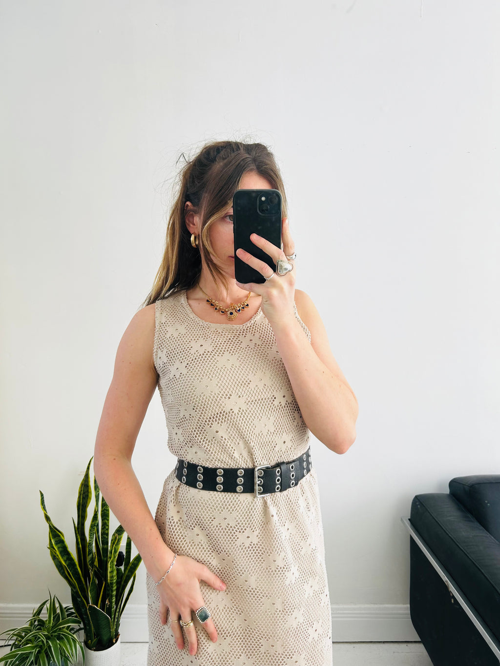 crochet 90's Dress Size 10/12