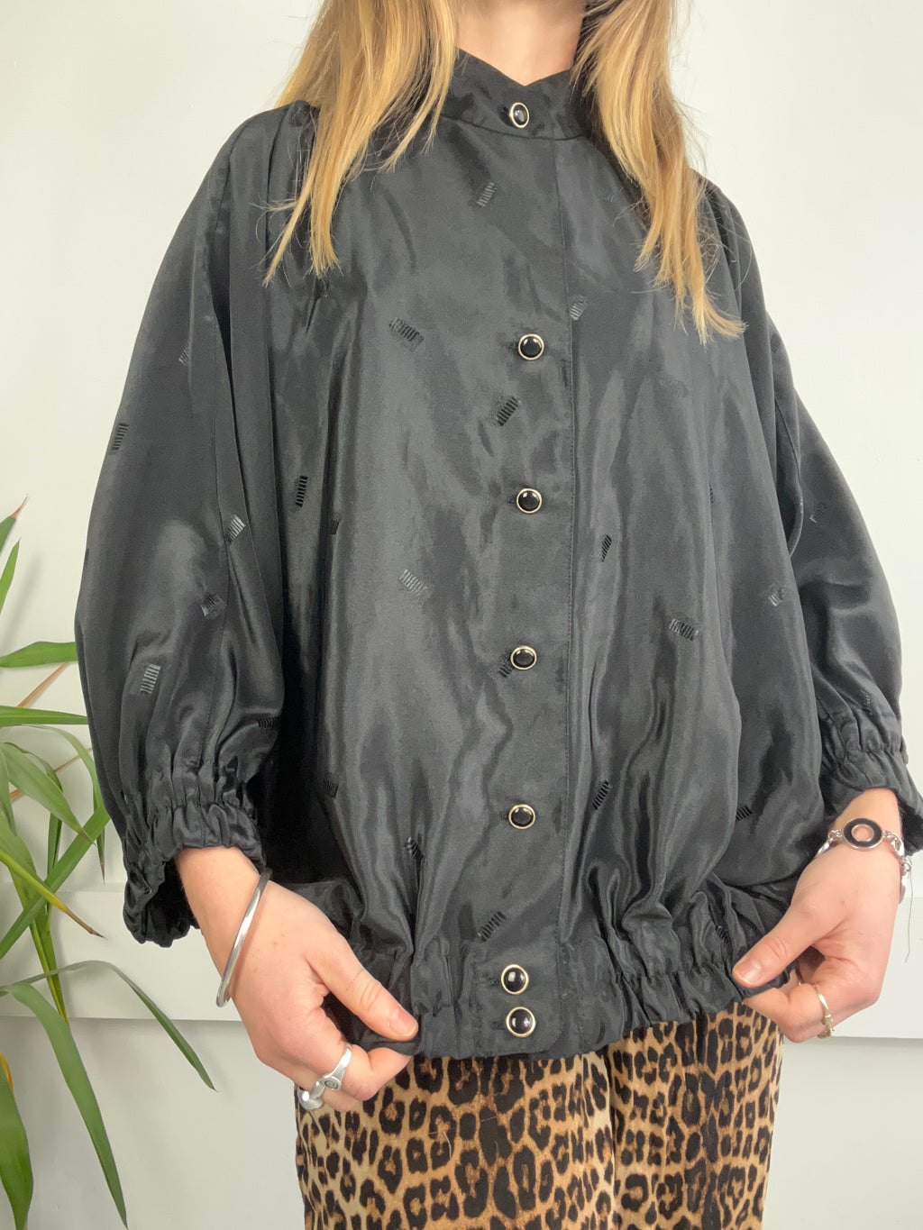 Silky Batwing Shirt Size M/L
