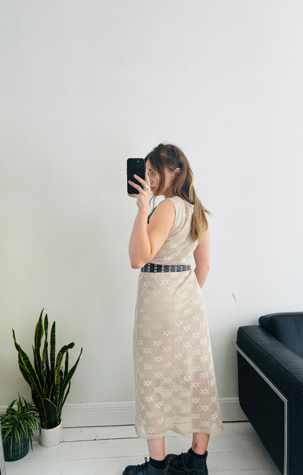 crochet 90's Dress Size 10/12