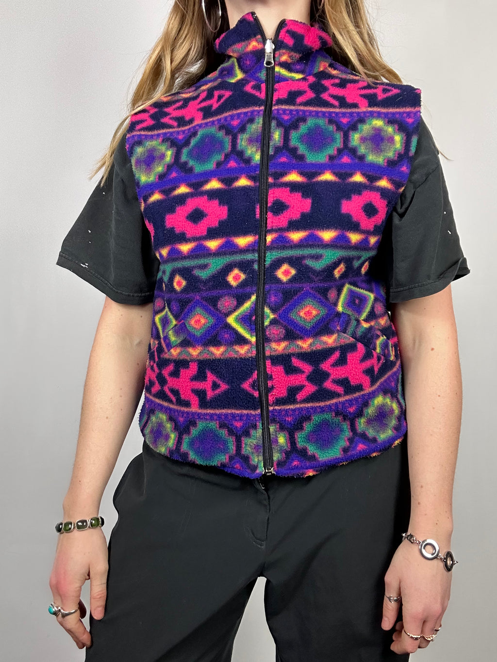 Aztec Fleece Gillet Size S