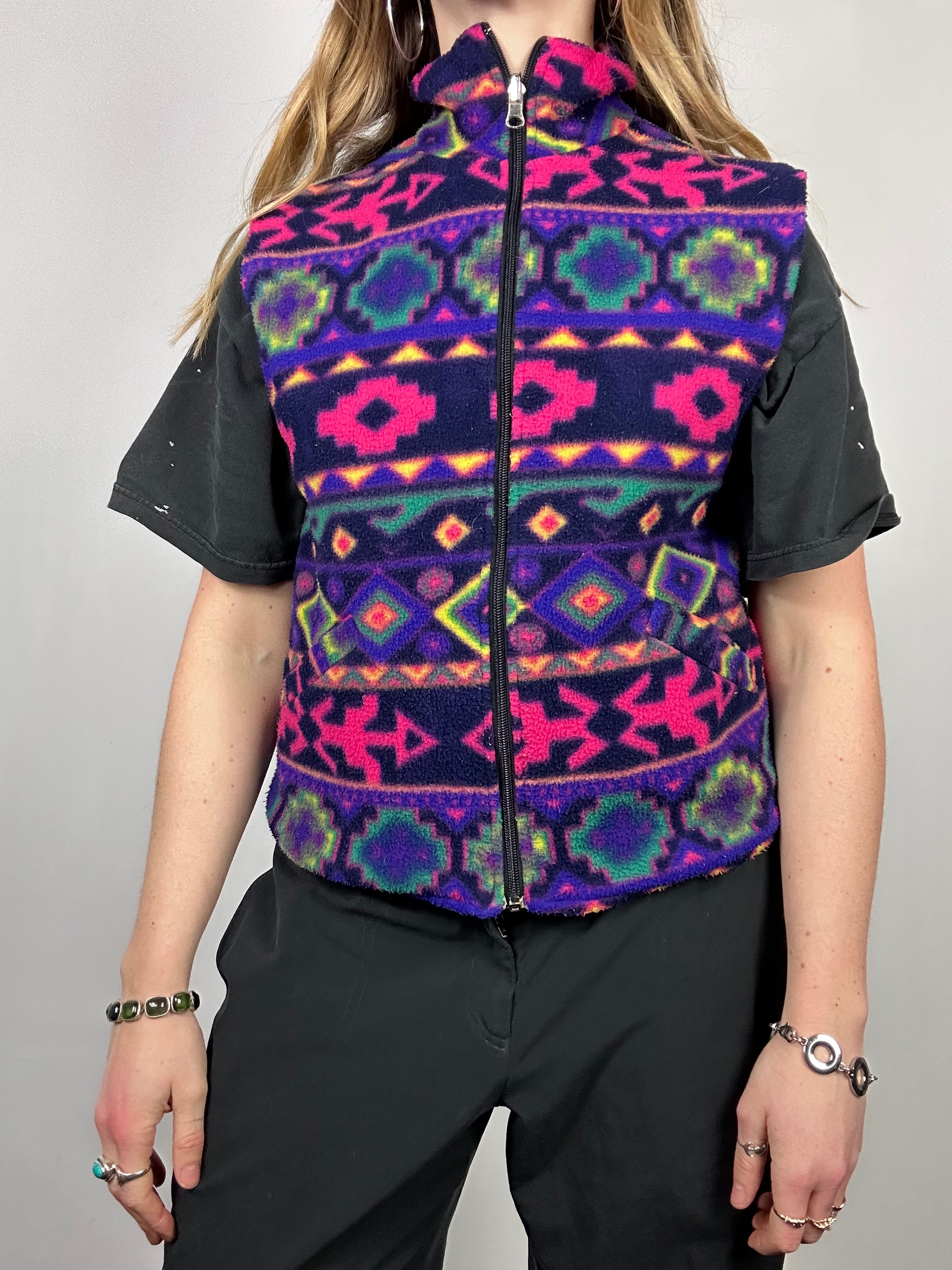 Aztec Fleece Gillet Size S