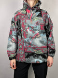 80's Crazy Print Fleece Size M