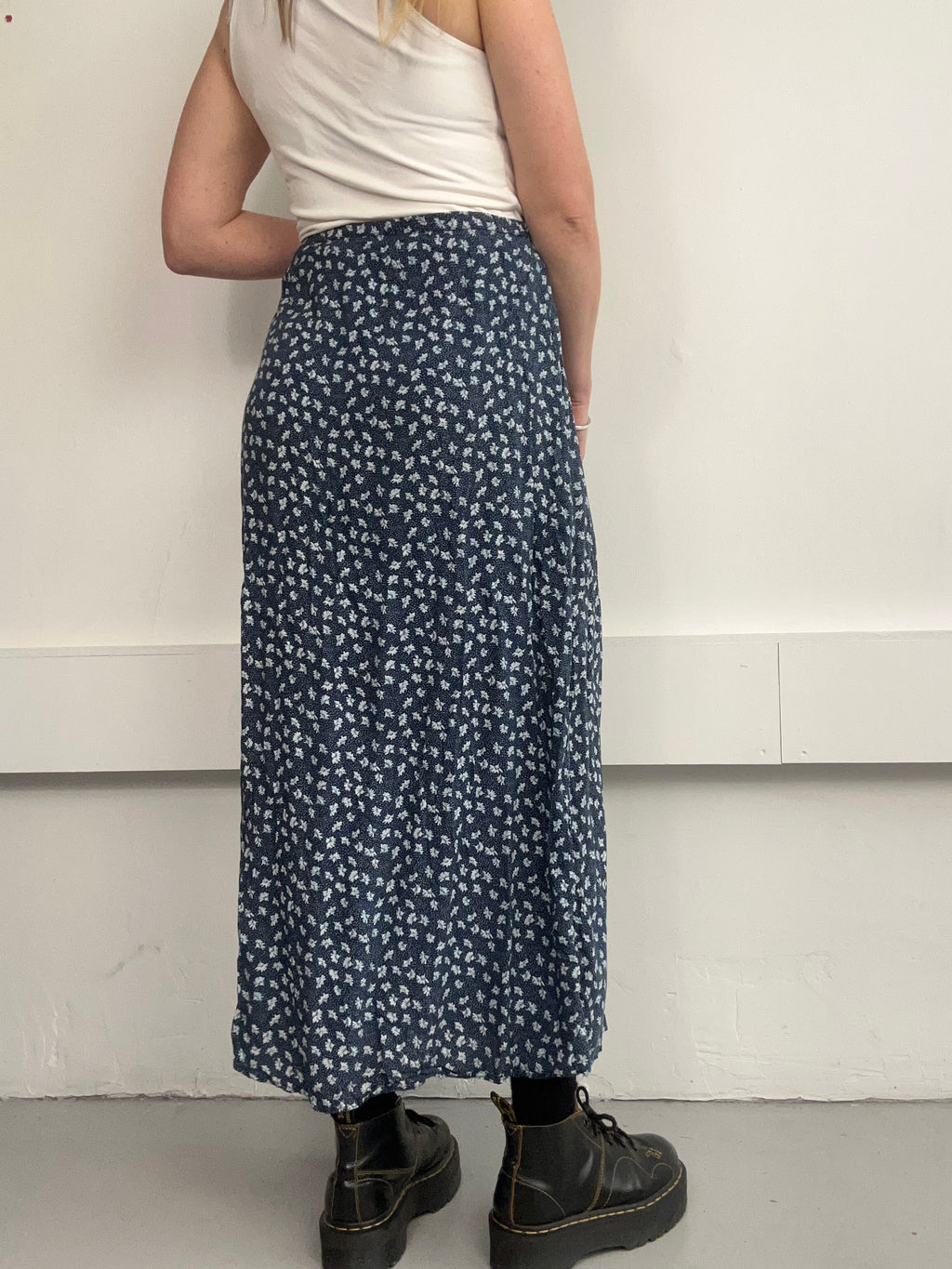 Flroal 90's Maxi Skirt Size 10