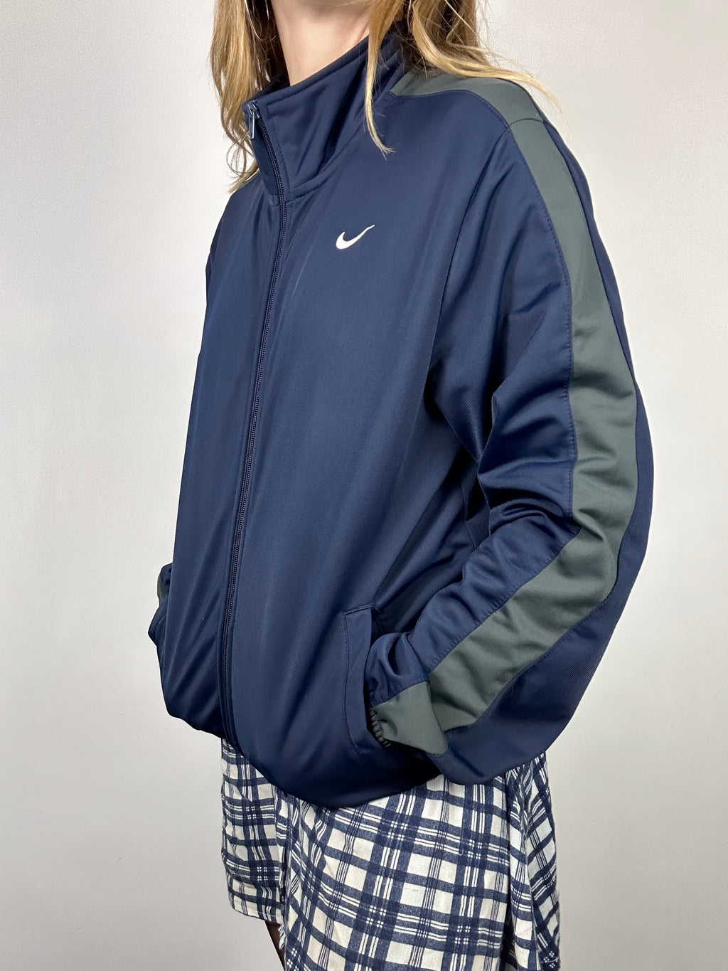 Navy Nike Track Top Size M