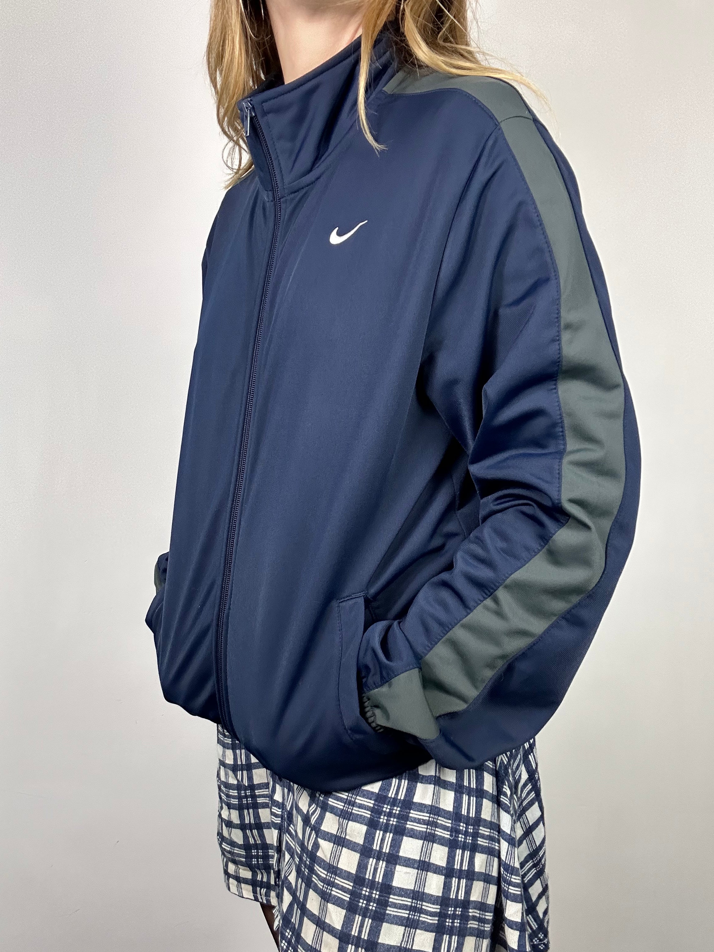Navy Nike Track Top Size M