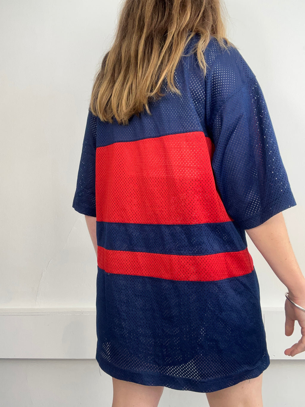 Nautcia Mesh Half Zip Jersey 90's Size L/Xl