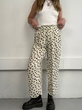 Polkadot Wide Leg Pants 80's Size 10