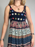 Crochet 70's Maxi Dress size 10