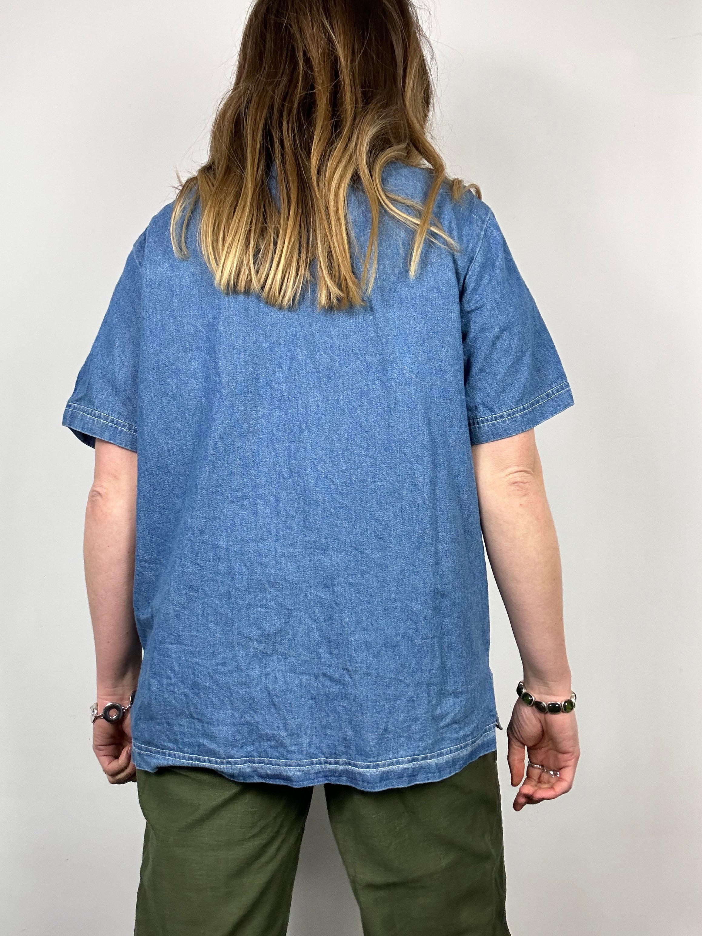 Daisy Print Button Shirt Size 12