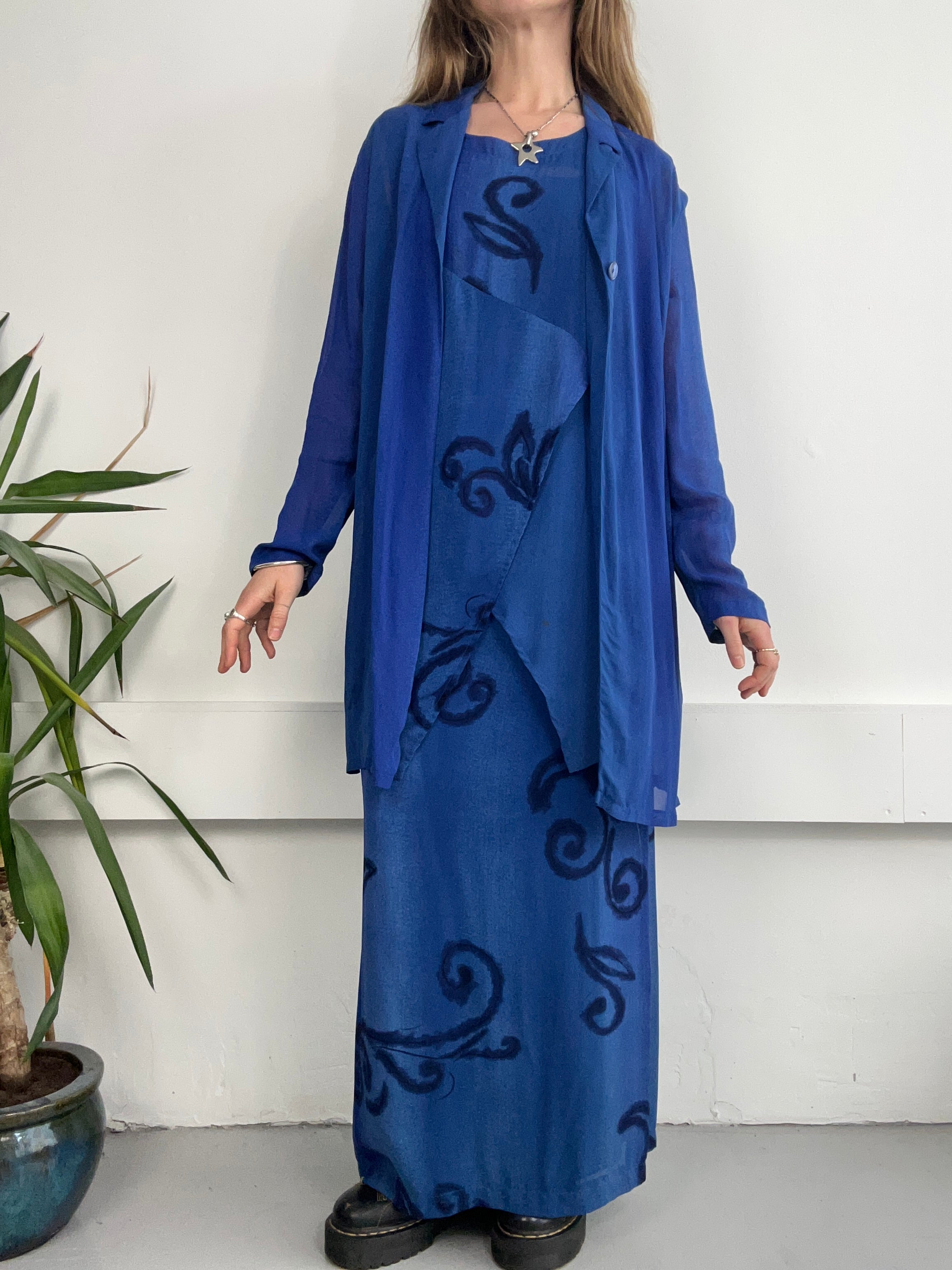 3 Piece Blue 90's Set Size 10