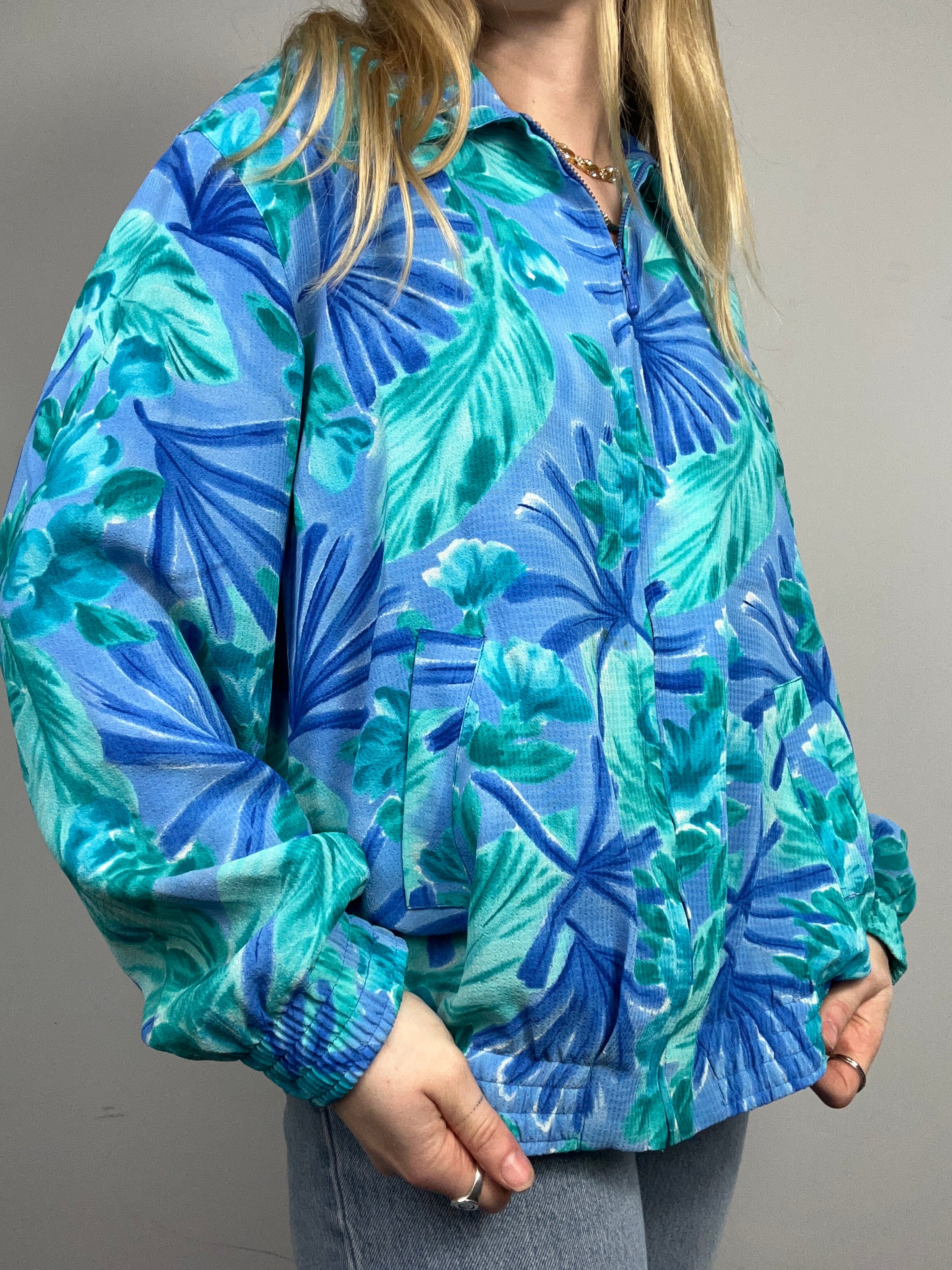 Auca Marine 80's Bomber Jacket Size 10/12