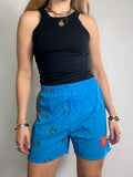 Blue 80's Swim Shorts Size S