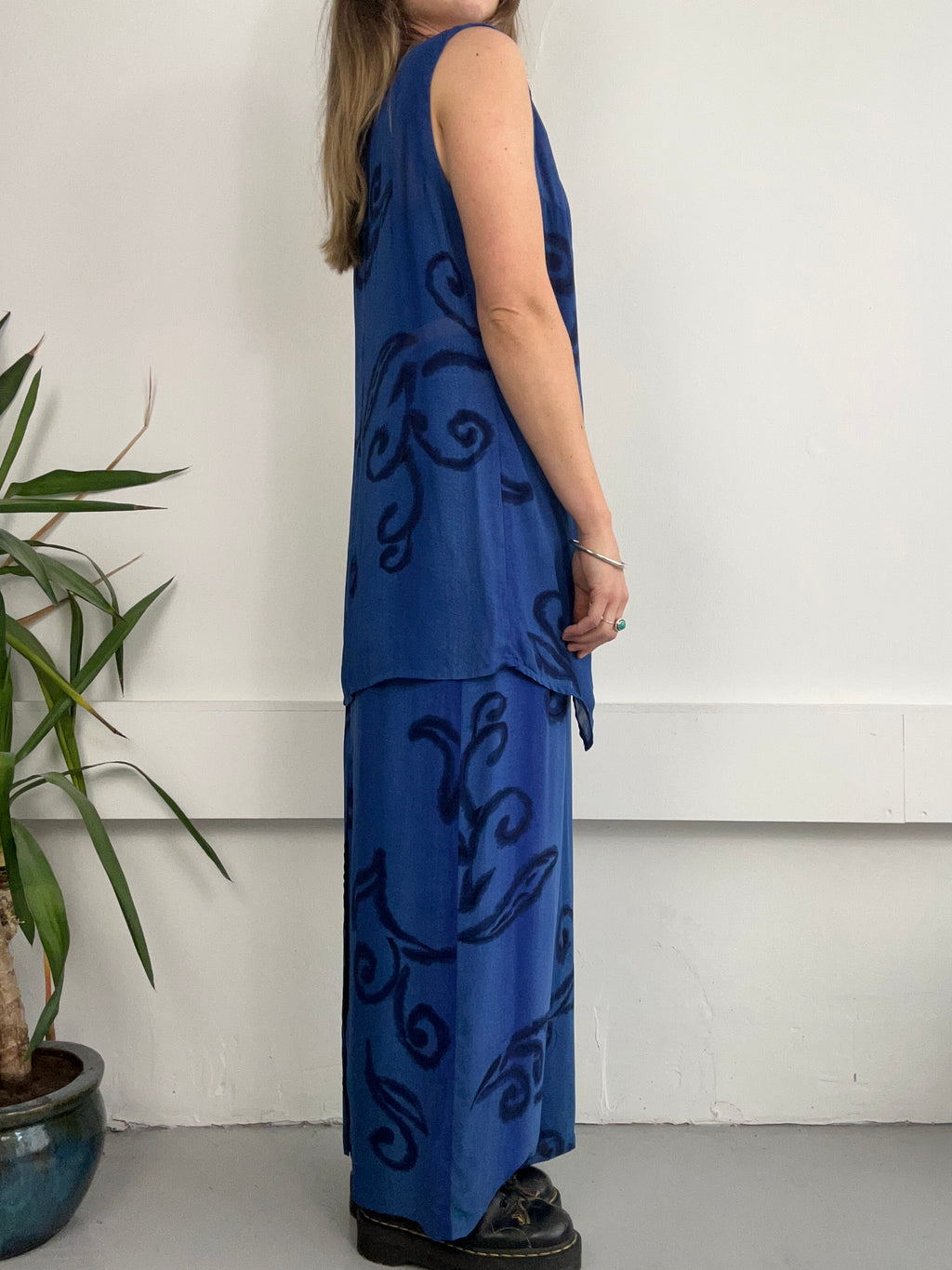 3 Piece Blue 90's Set Size 10
