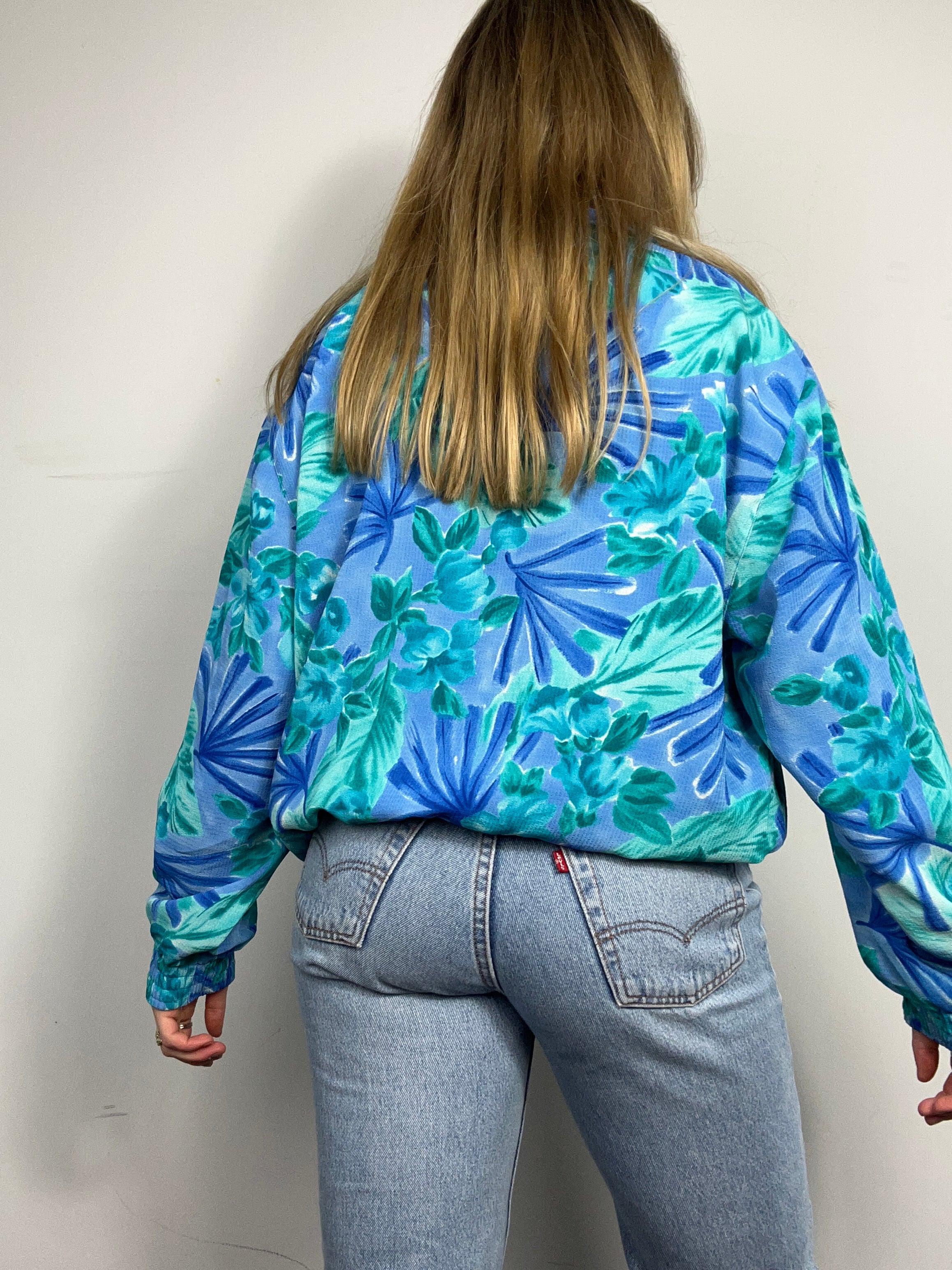 Auca Marine 80's Bomber Jacket Size 10/12