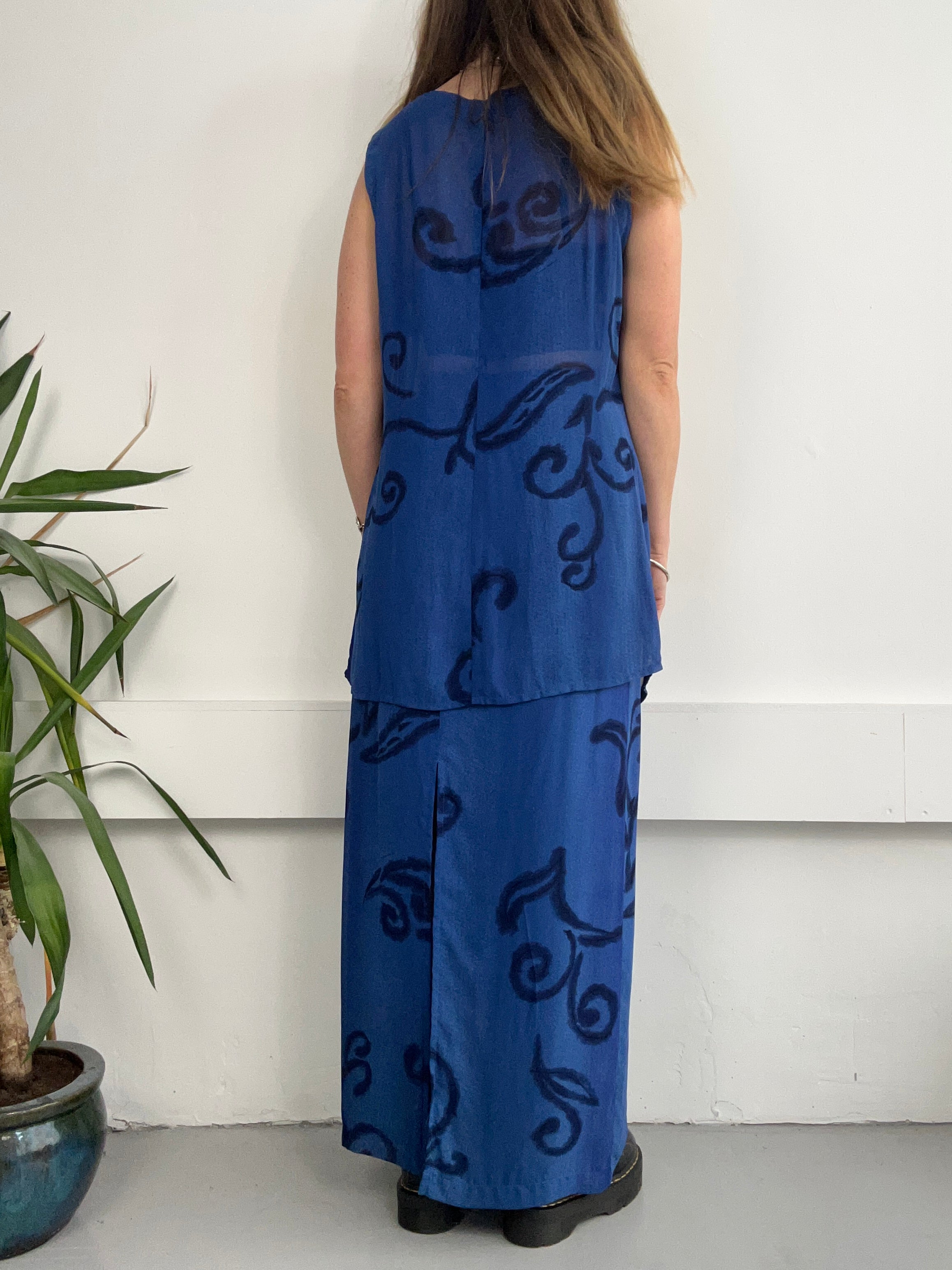 3 Piece Blue 90's Set Size 10