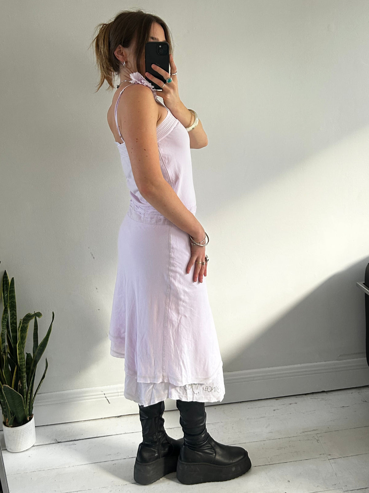 Cop Copine Lilac Midi Dress Size 8