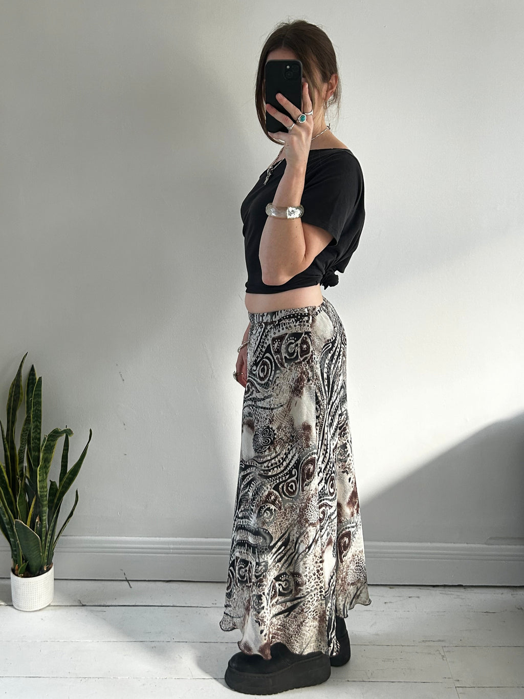 Animal print Maxi Skirt Size 10