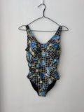 Floral tartan Swimsuit Size 10