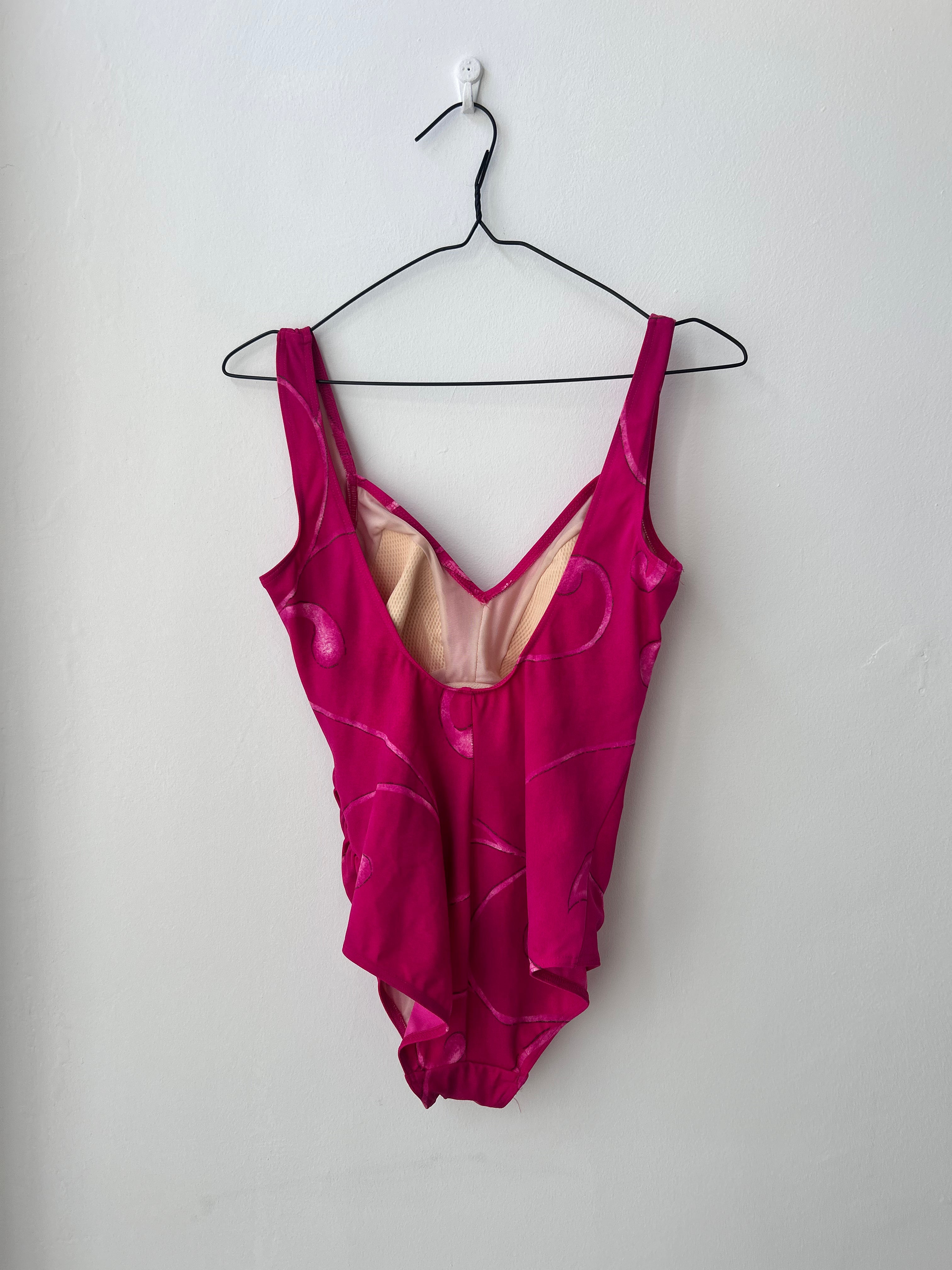 Pink 80's Swimsuit Size 14