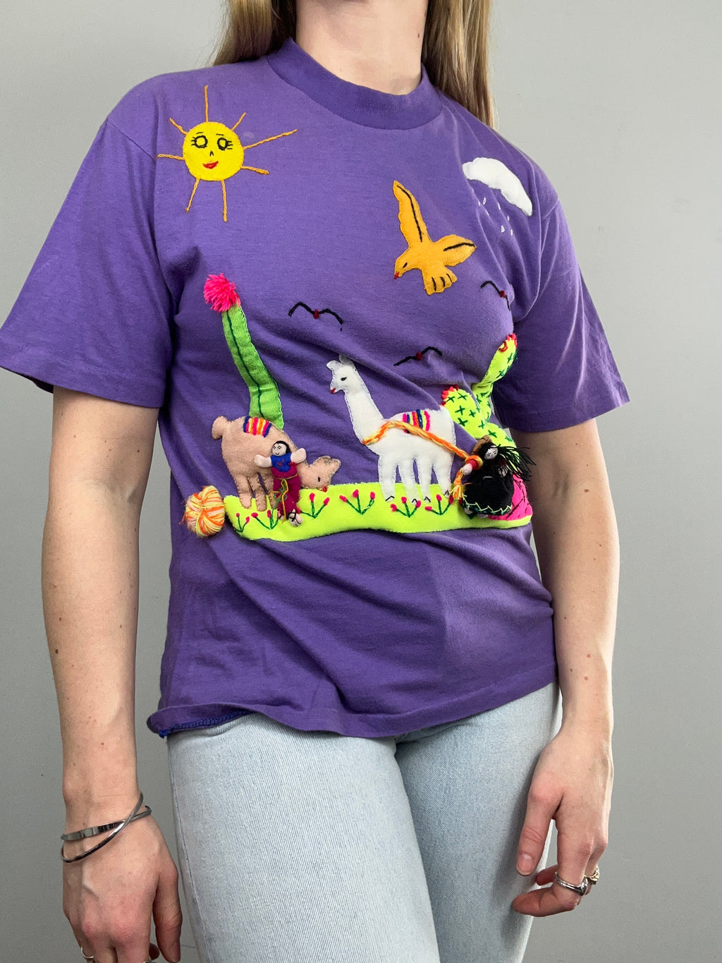 Embroidered T Shirt Size S