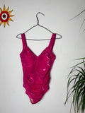 Pink 80's Swimsuit Size 14