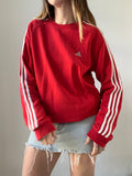 Red Adidas Sweater Size M
