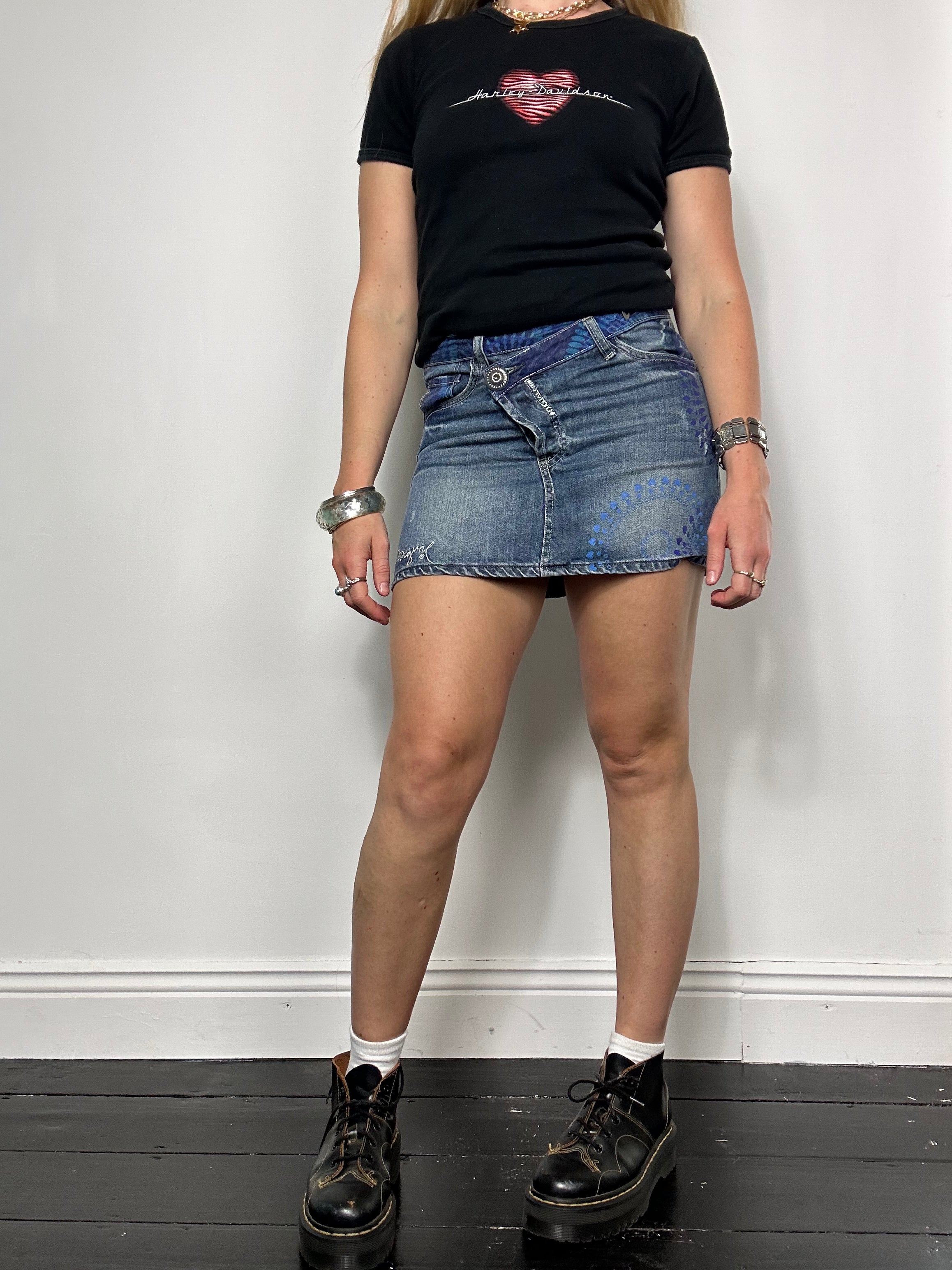 Desigaul Mini Denim Skirt Size 8