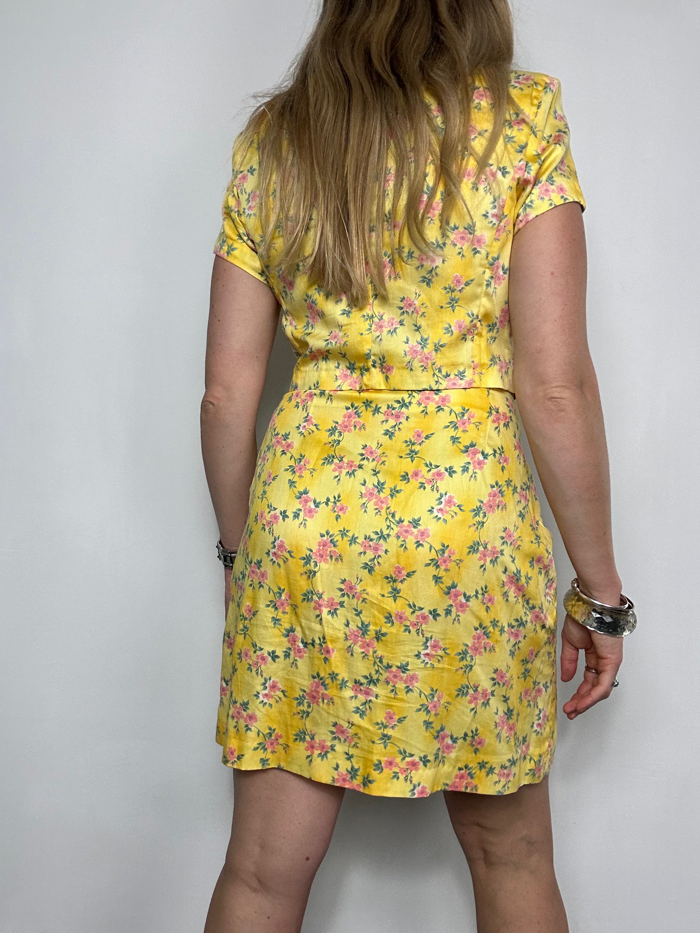 Yellow Two Piece Set Size 8