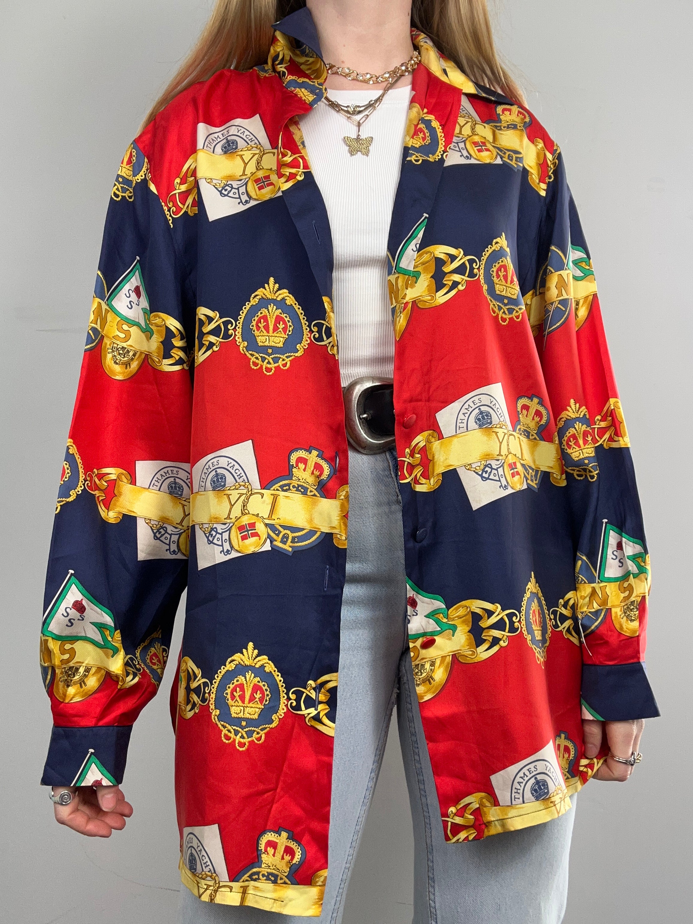 Silk 80's Shirt Size XL