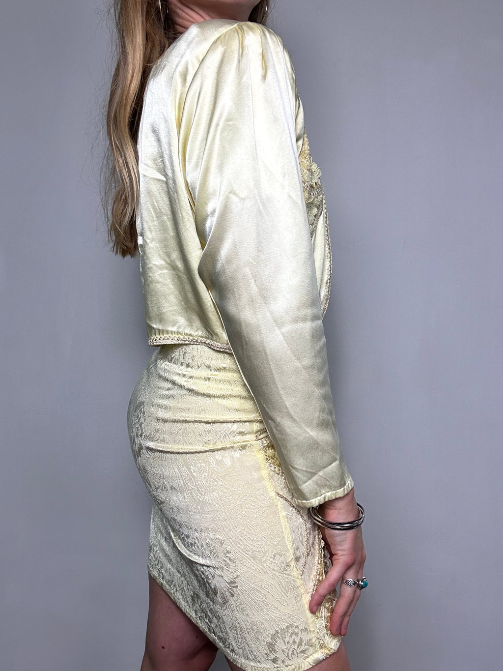 Lemon 80's Two Piece Set Size 8