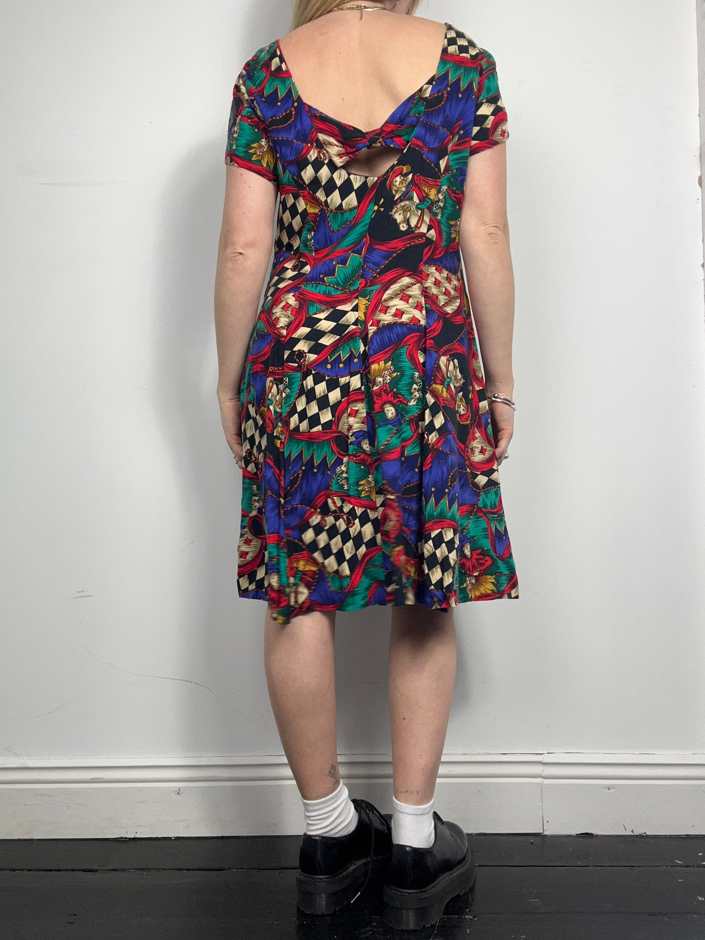 Checkered Midi Dress Size 12