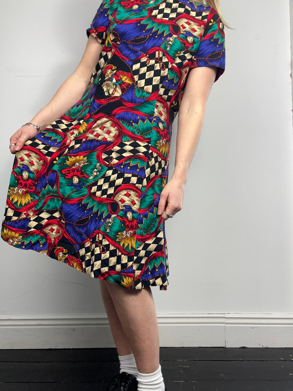 Checkered Midi Dress Size 12