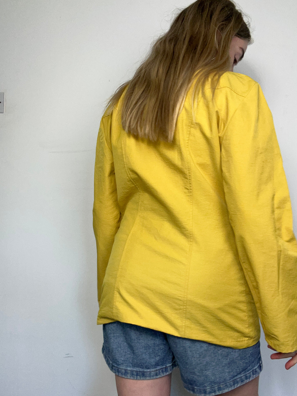 80's Mustard Double Brested Blazer Size 8