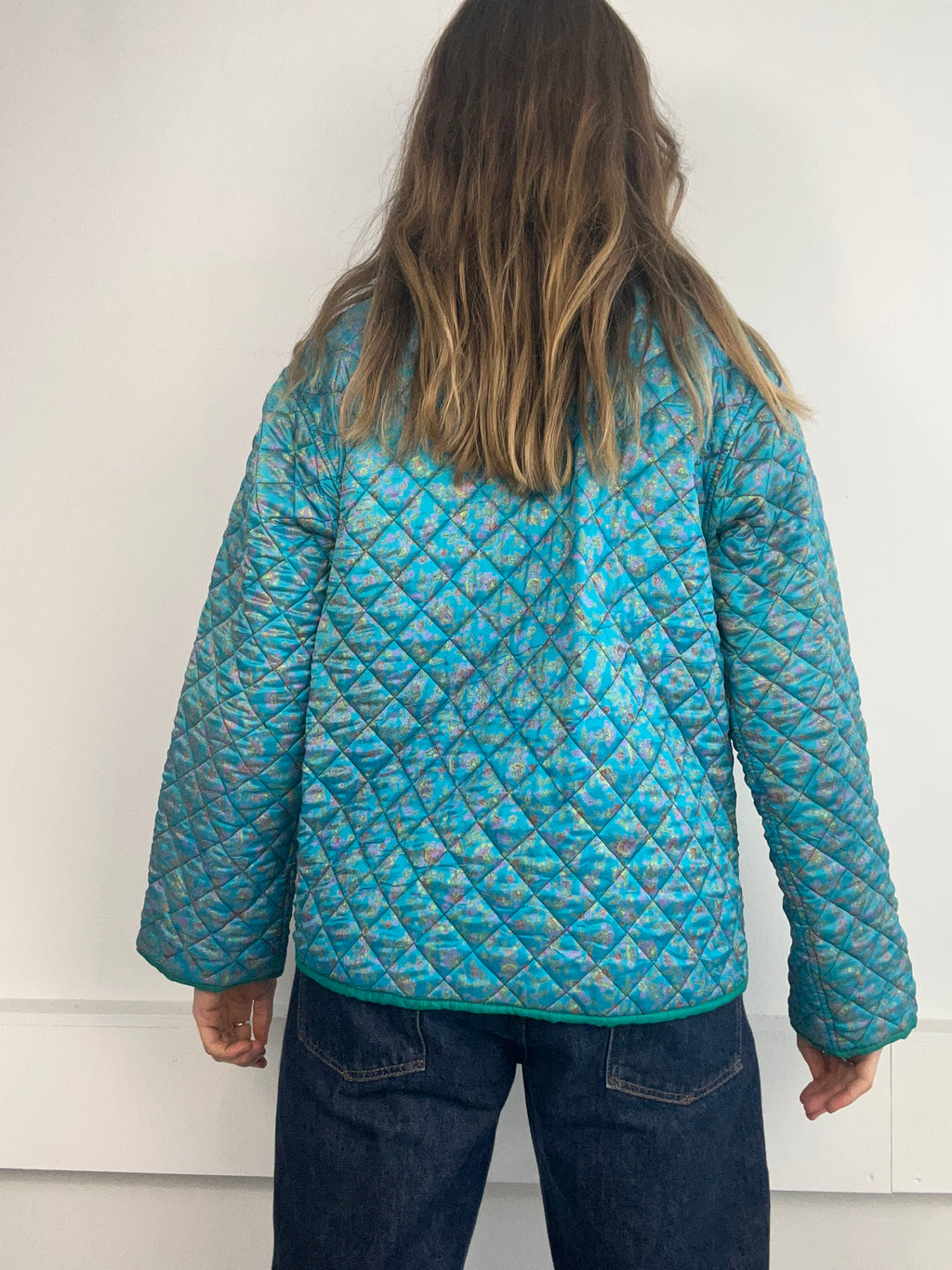 Silk Quilted Jacket Size 12