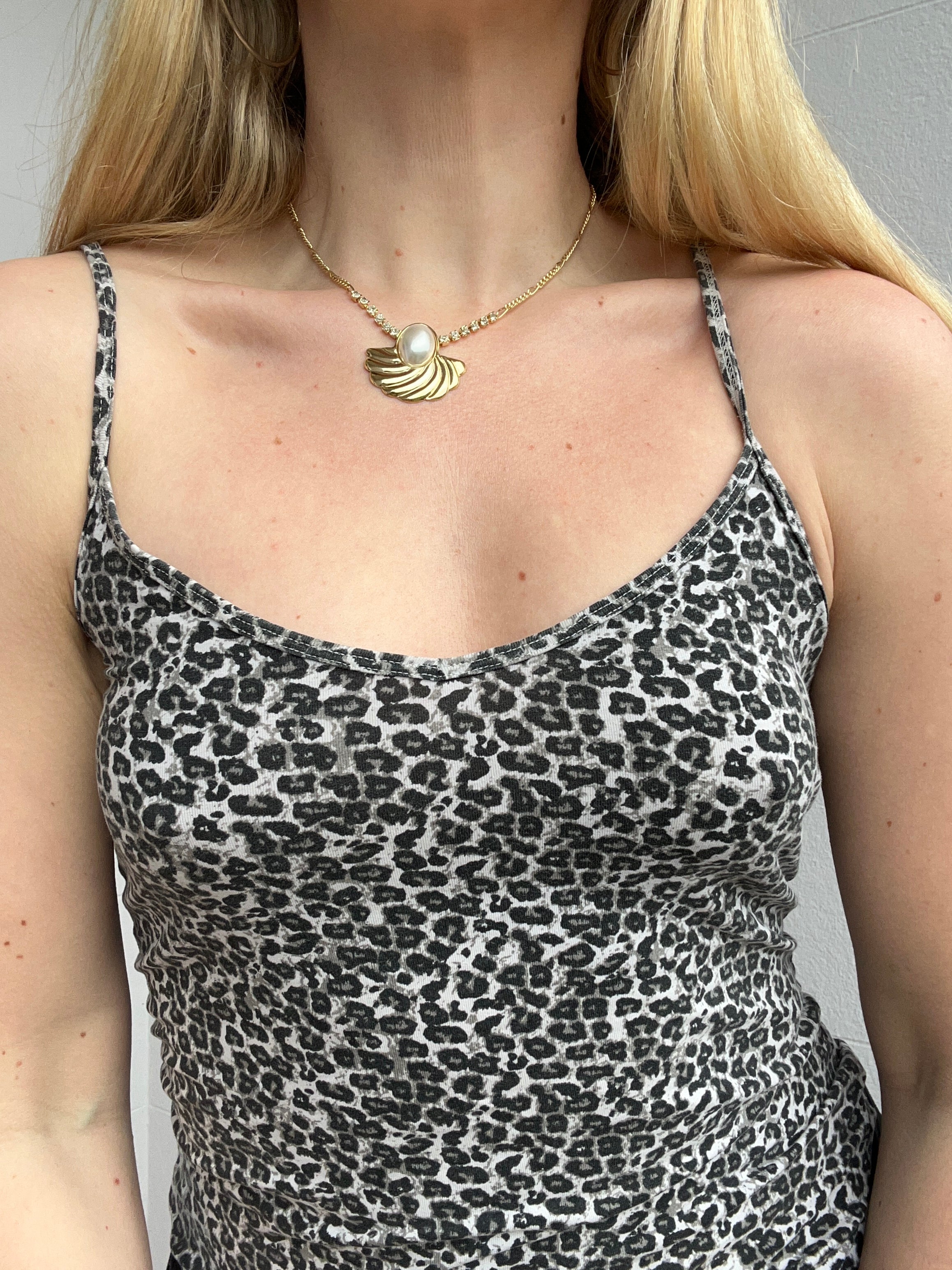 80's Gold Plated Pearl Necklace