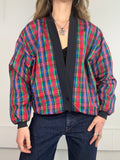 Tartan 80's jacket Size 10