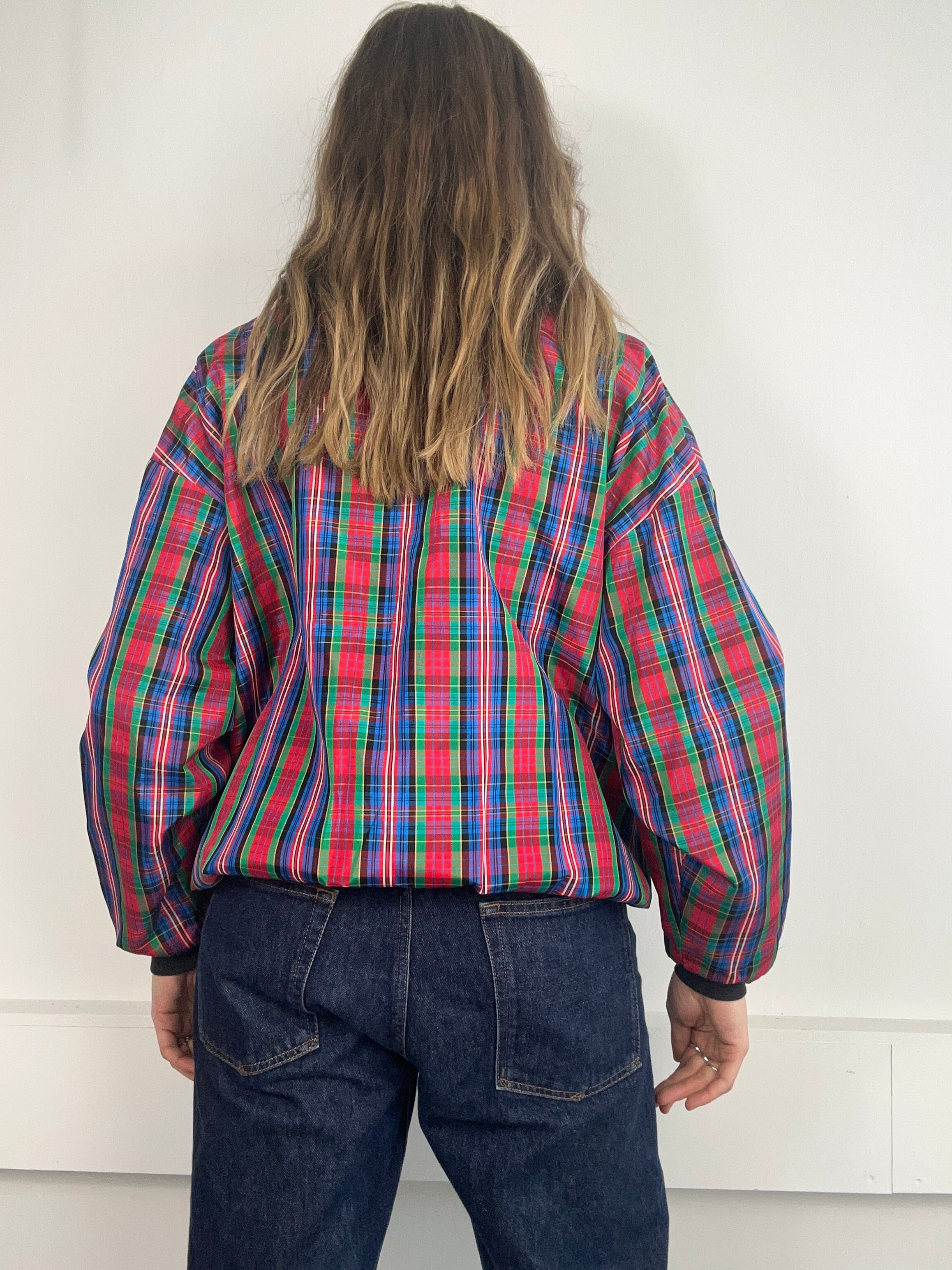 Tartan 80's jacket Size 10