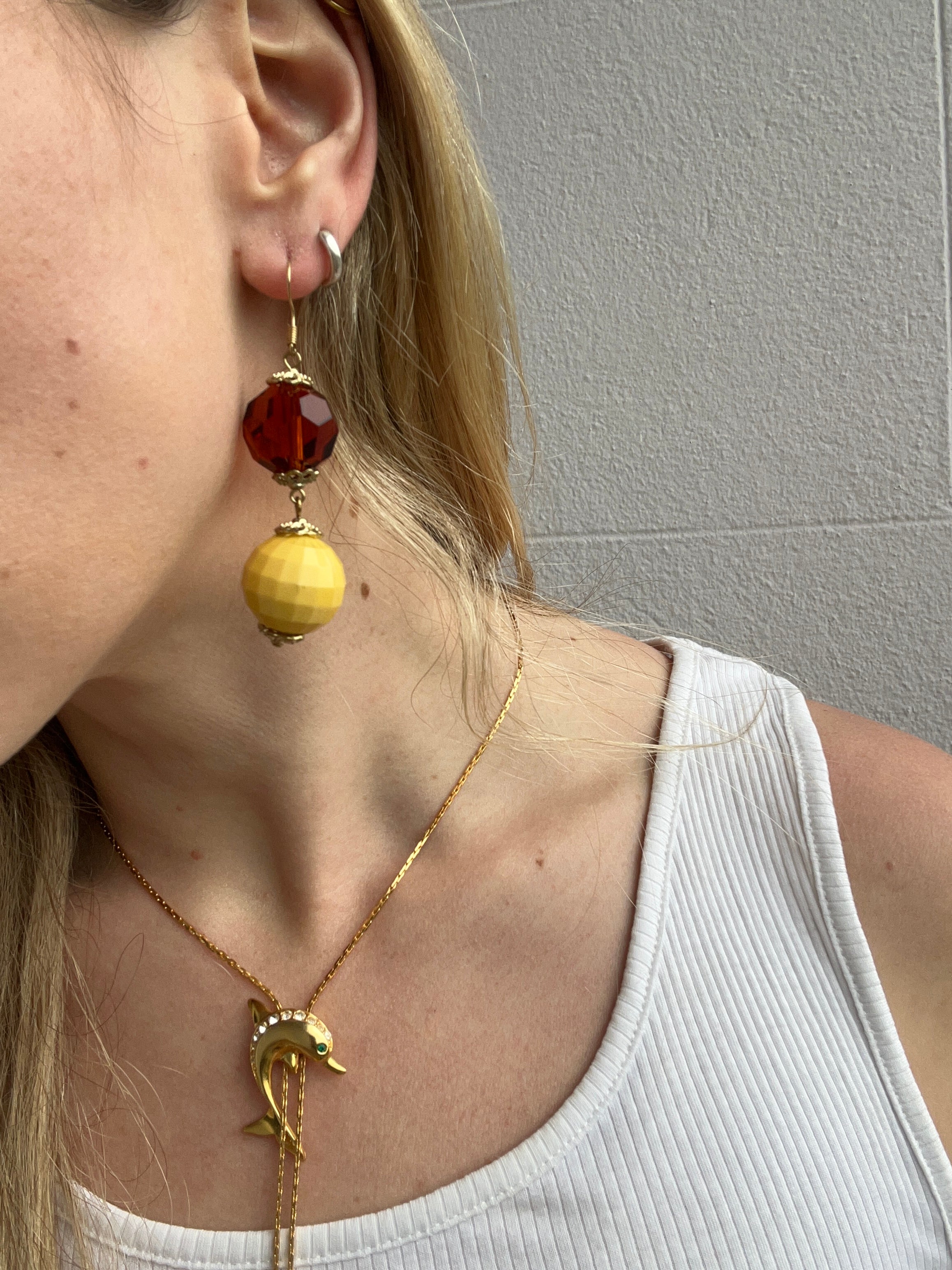 80's Bobble Earrings