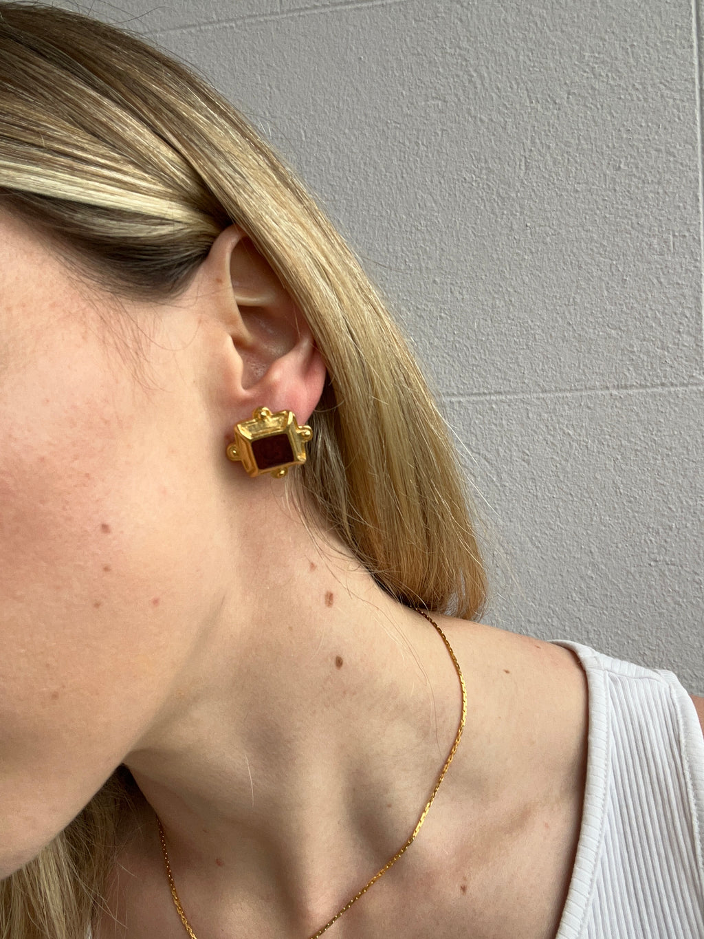 80's Gold Plated Earrings